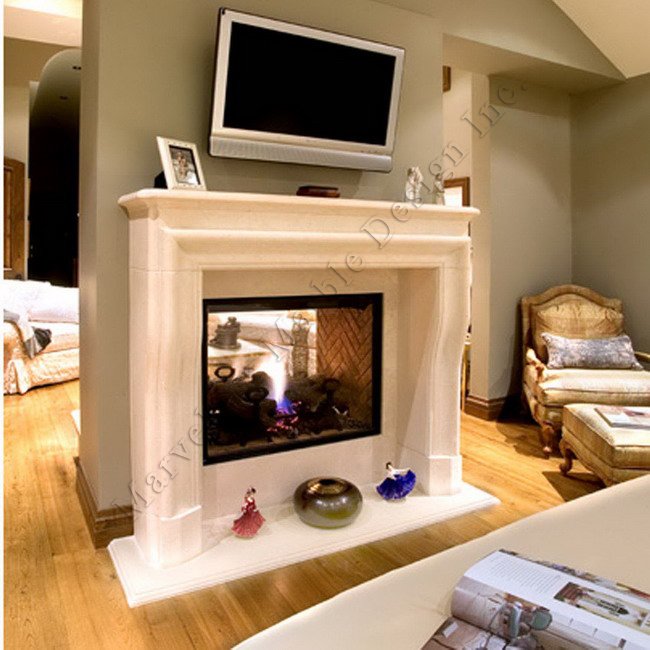 marble fireplace mantel design